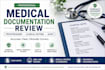 proofread and audit medical documentation