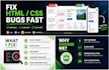 fix HTML CSS bugs, responsive issues and broken website layout fast