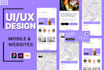 create your app and website design in figma, ui design, wireframes