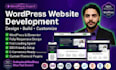 design, build wordpress website or elementor wordpress development