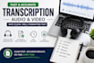 transcribe audio and video to text accurately with timestamps