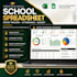 school spreadsheet grade tracker, attendance, budget dashboard in excel
