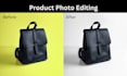 do professional product photo editing and retouching