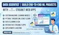 build a machine learning project with streamlit app