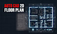 convert PDF to autocad 2d floor plan and dwg