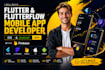 build flutter and flutterflow ios and android app with firebase