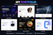 create a modern responsive website using HTML,  CSS, js