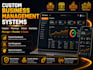 build a custom business management system
