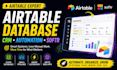 setup airtable database airtable CRM airtable automation softr web