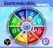 a custom spin wheel widget for twitch and youtube