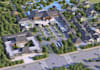 cgi resort complex, community masterplan,commercial estate design,3d parking lot