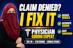 fix denied claims with expert icd 10 and e m coding as a physician