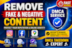 remove your negative link from google map,facebook instagram