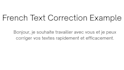 proofread and correct your french texts professionally