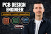 design multilayer pcb, custom pcb design, circuit schematic, pcb layout, gerber