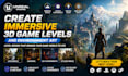 create immersive 3d game levels and environment art level design