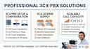offer 3cx pbx license monthly and yearly with complete setup