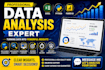 do professional data analysis and visualization using excel and python