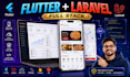build flutter app with laravel API backend