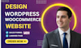 design wordpress website, woocommerce store, wordpress website design expert