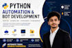 create bot, automate job, scripts in python, python project