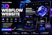 build a 3d webflow website with webgl, lottie, three js and spline animations