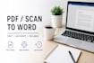 convert your PDF to word