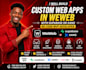 build custom web apps in weweb with supabase or xano no code mvp developer