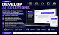 develop ai website, ai app chatbot saas, llm ai software as full stack developer
