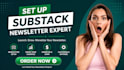 substack setup substack newsletter design podcast setup substack account