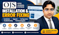 install, upgrade and fix ojs journal website errors