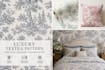 design fabric print, wallpaper pattern and luxury textile repeating patterns
