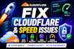 configure cloudflare, CDN, SSL and fix problems