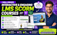 create interactive scorm elearning course using articulate storyline, ispring