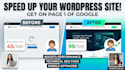 increase wordpress site speed, fix technical SEO, and optimize core web vitals