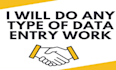 providing fast and accurate data entry and typing services