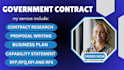 do proposal writing, rfp rfq rfi, business plan, capability statement