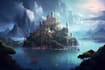 create a fantasy background and landscape