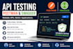 test your API using postman and swagger