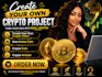 create your own crypto coin, token and cryptocurrency project