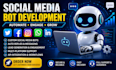 develop social media bot, instagram bot and facebook bot