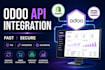 integrate odoo API with shopify, woocommerce, CRM and third party apps