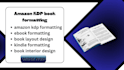 do ebook edit amazon KDP formatting profession interior book layout design