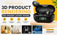 photorealistic 3d product rendering for amazon listing image