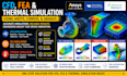 do cfd, fea and thermal simulation using ansys, comsol abaqus load analysis