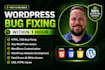 fix any wordpress bug, PHP error, HTML CSS responsive and layout issue fast