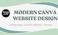 create a canva website design for you