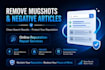 remove mugshots defaming articles news cases and delete bad links on google