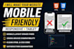 make your website mobile friendly and responsive