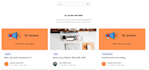 develop landing page with react and tailwind